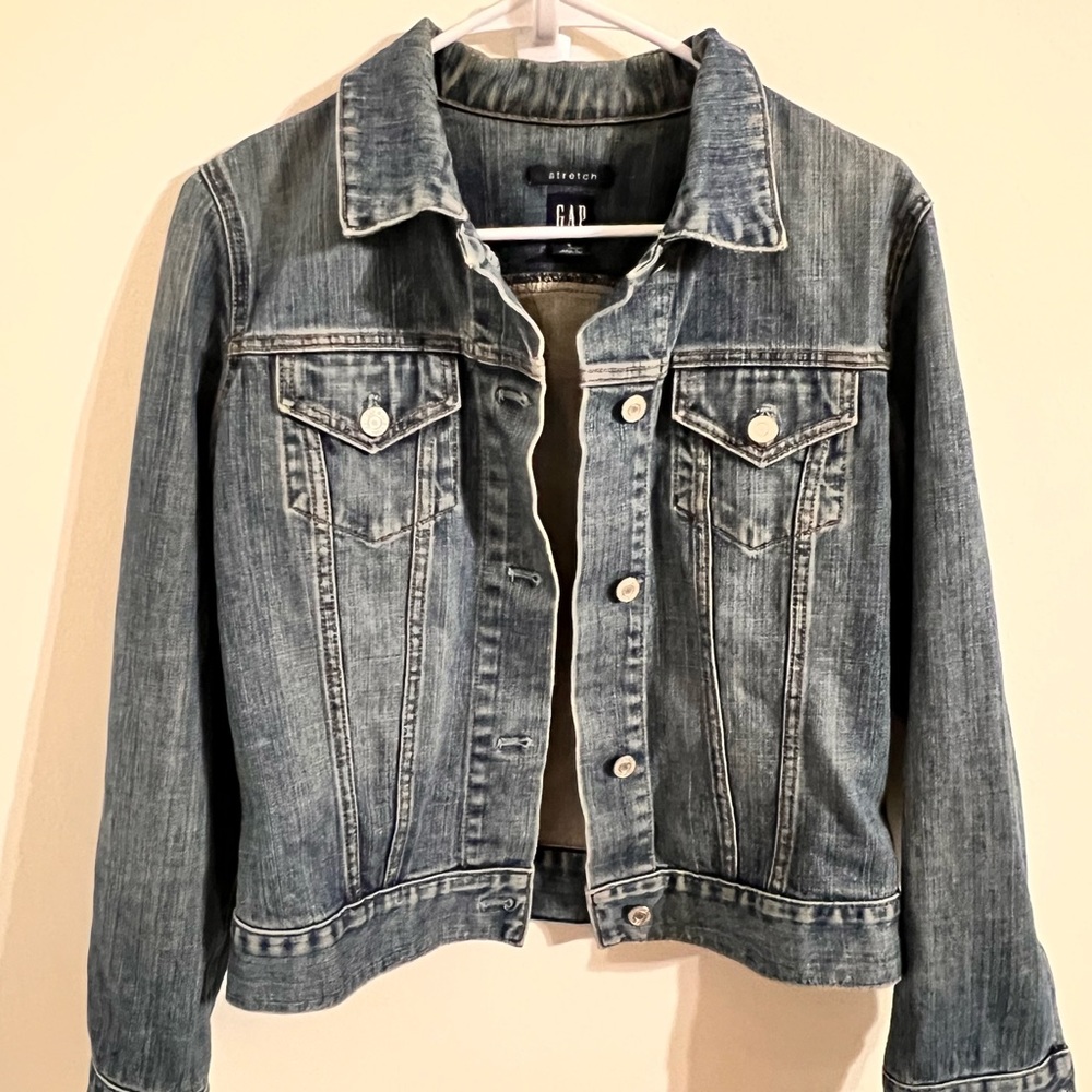 Perfect Gap Stretch Denim Jacket - image 7